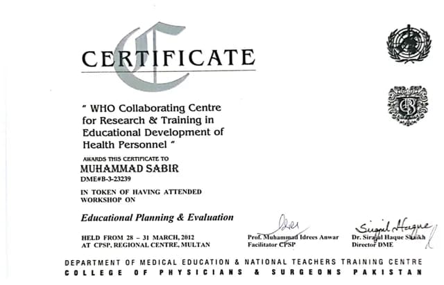 Educational Planning & Evaluation