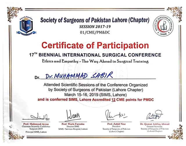 17th Biennial International Surgical Conference